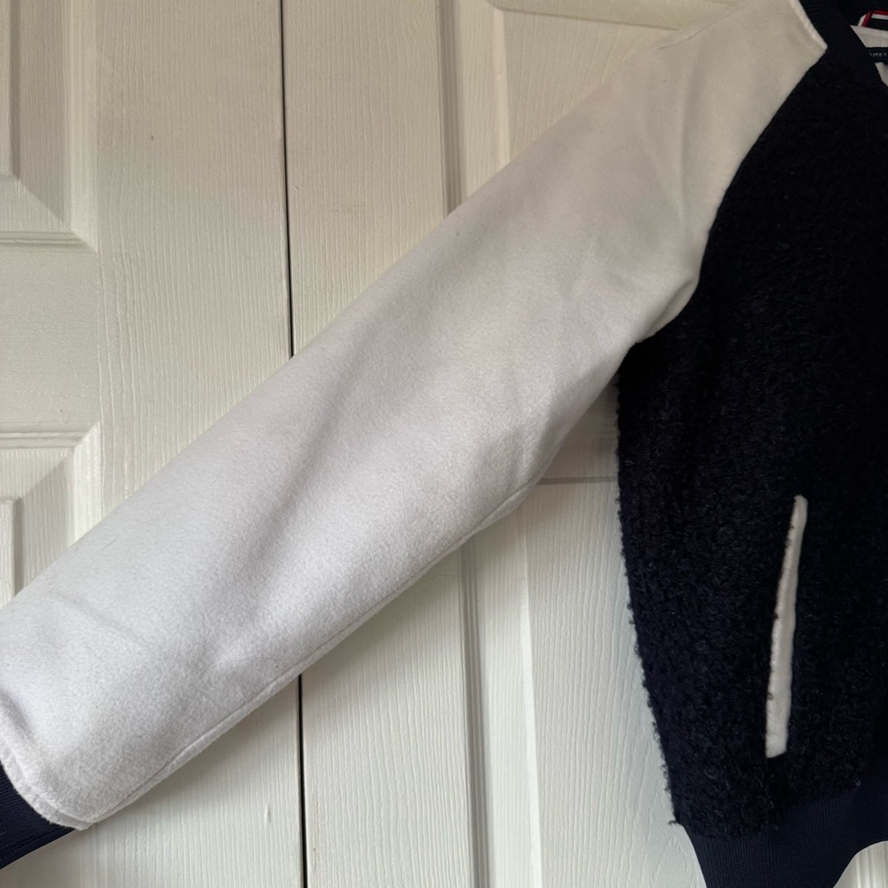 Tommy Hilfiger Black and White bomber Jacket - Picture 5 of 6
